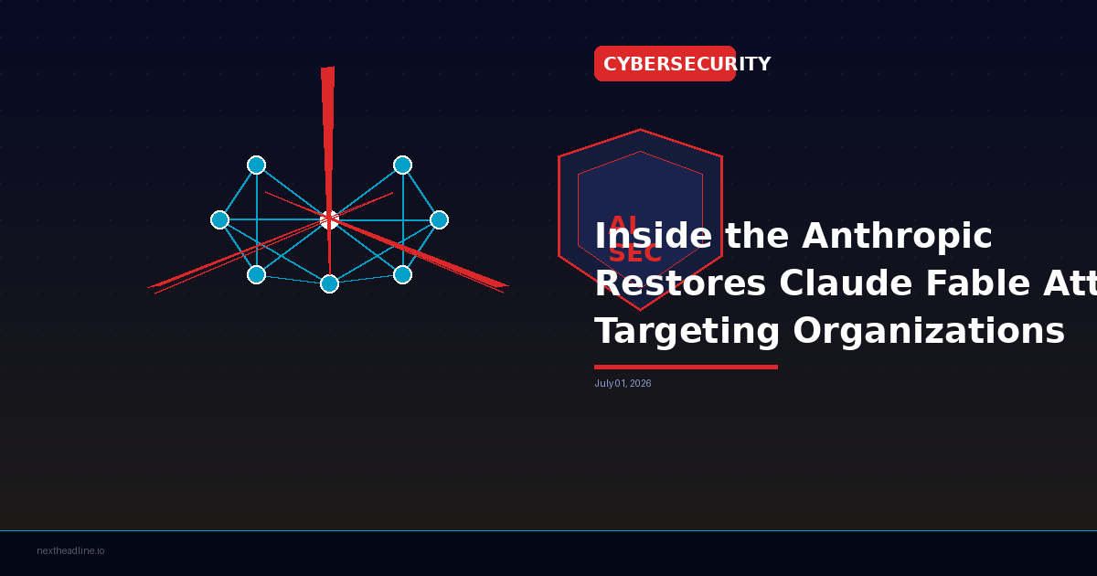 Inside the Anthropic Restores Claude Fable Attack Targeting Organizations