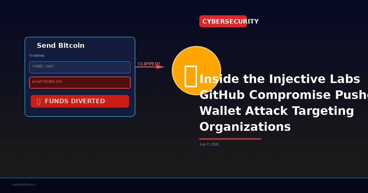 Inside the Injective Labs GitHub Compromise Pushes Wallet Attack Targeting Organizations