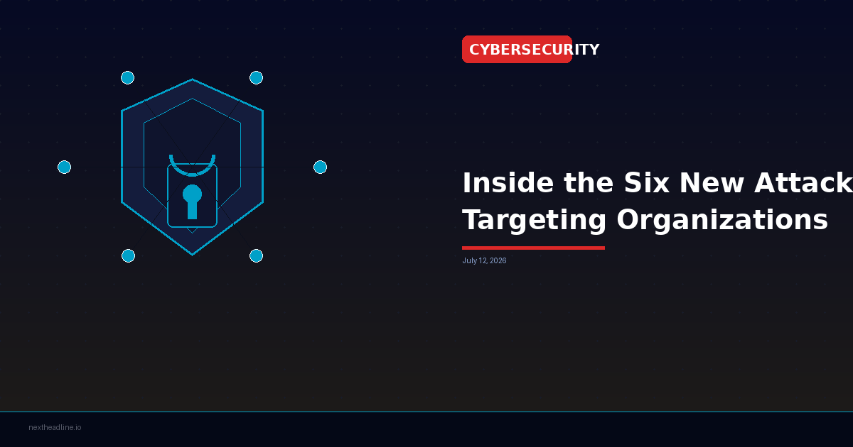 Inside the Six New Attack Targeting Organizations