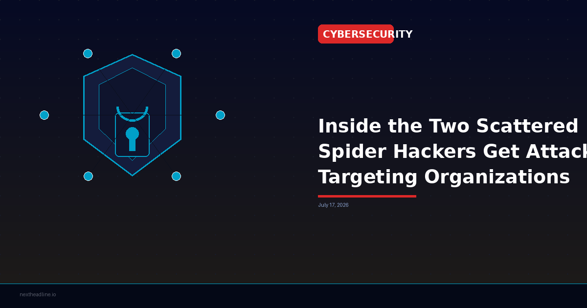 Inside the Two Scattered Spider Hackers Get Attack Targeting Organizations