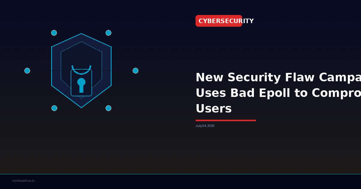 New Security Flaw Campaign Uses Bad Epoll to Compromise Users
