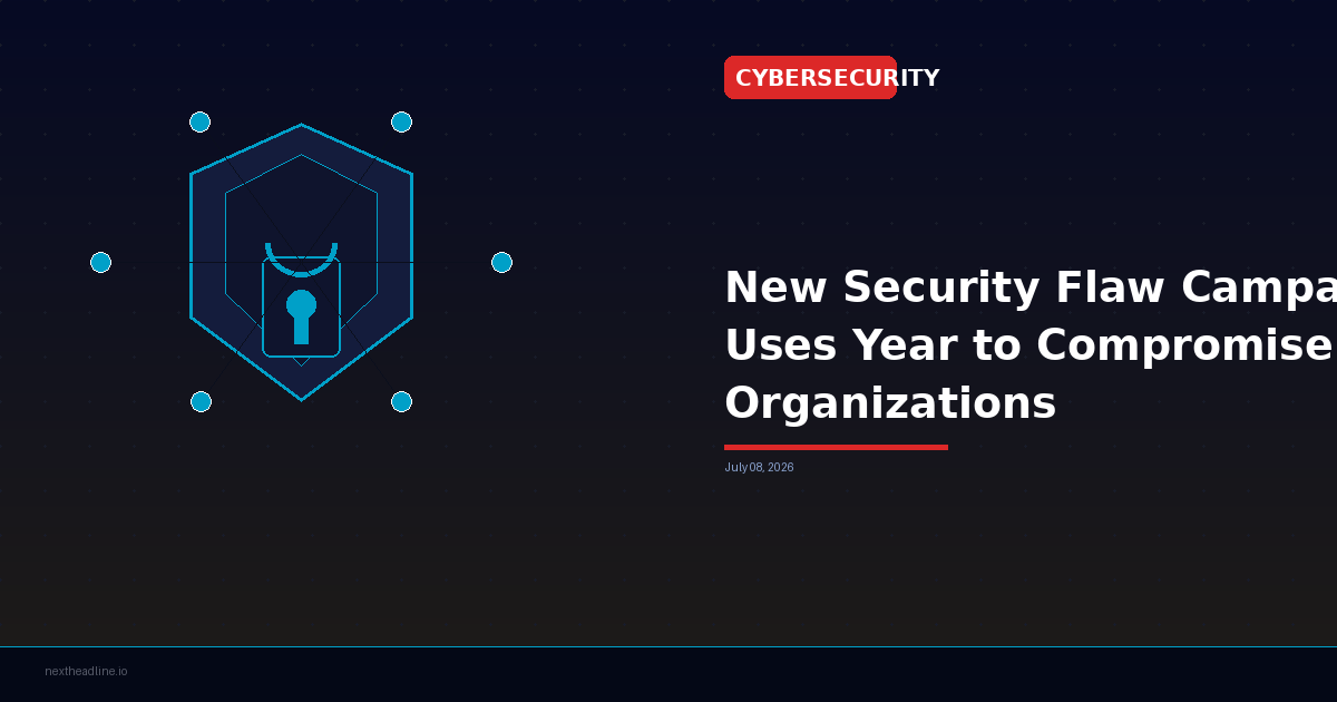 New Security Flaw Campaign Uses Year to Compromise Organizations