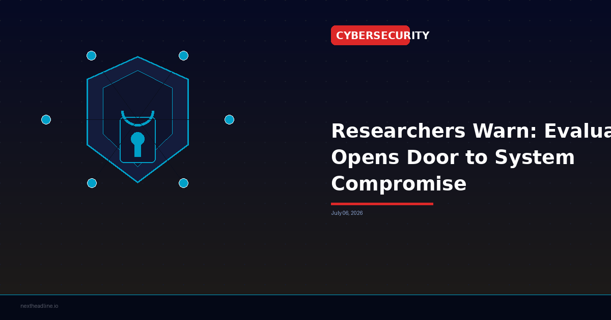 Researchers Warn: Evaluate Opens Door to System Compromise