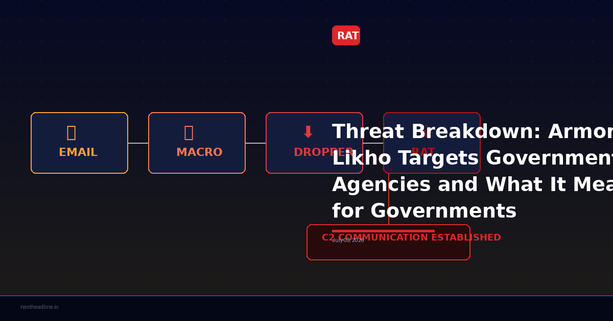 Threat Breakdown: Armored Likho Targets Government Agencies and What It Means for Governments