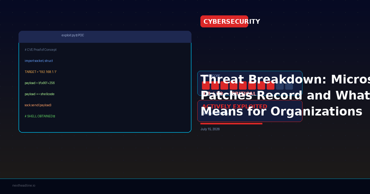 Threat Breakdown: Microsoft Patches Record and What It Means for Organizations