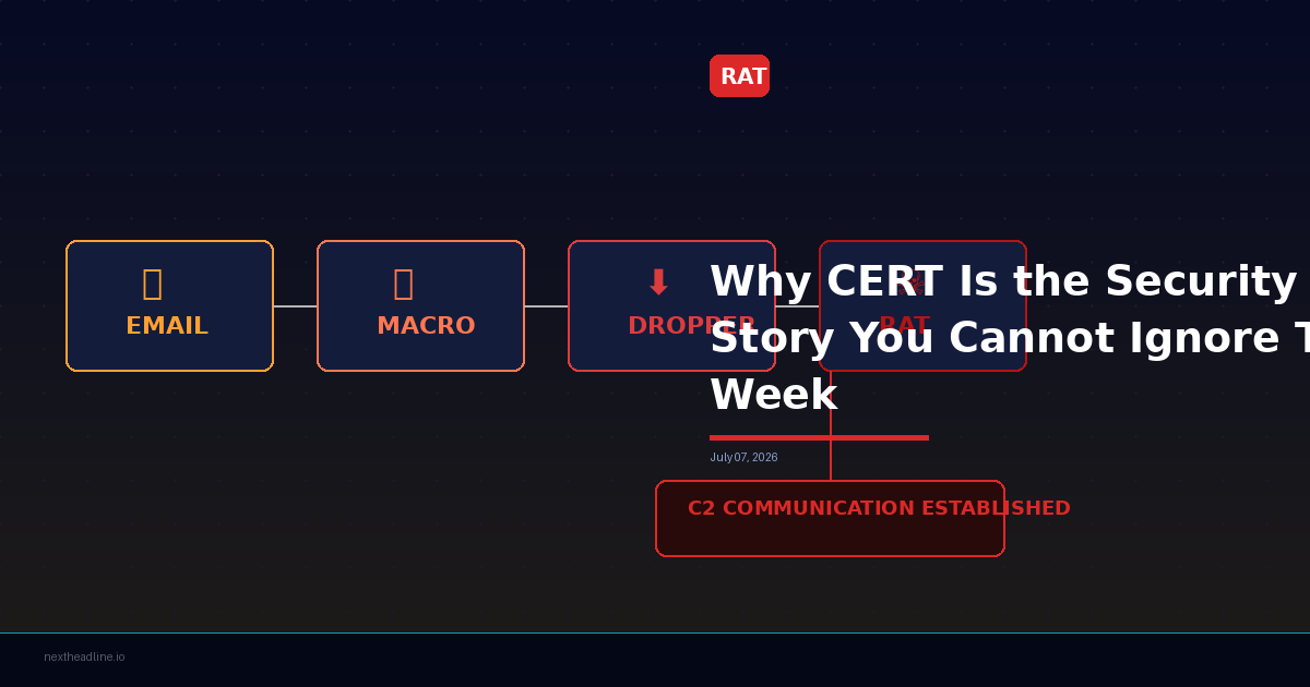 Why CERT Is the Security Story You Cannot Ignore This Week
