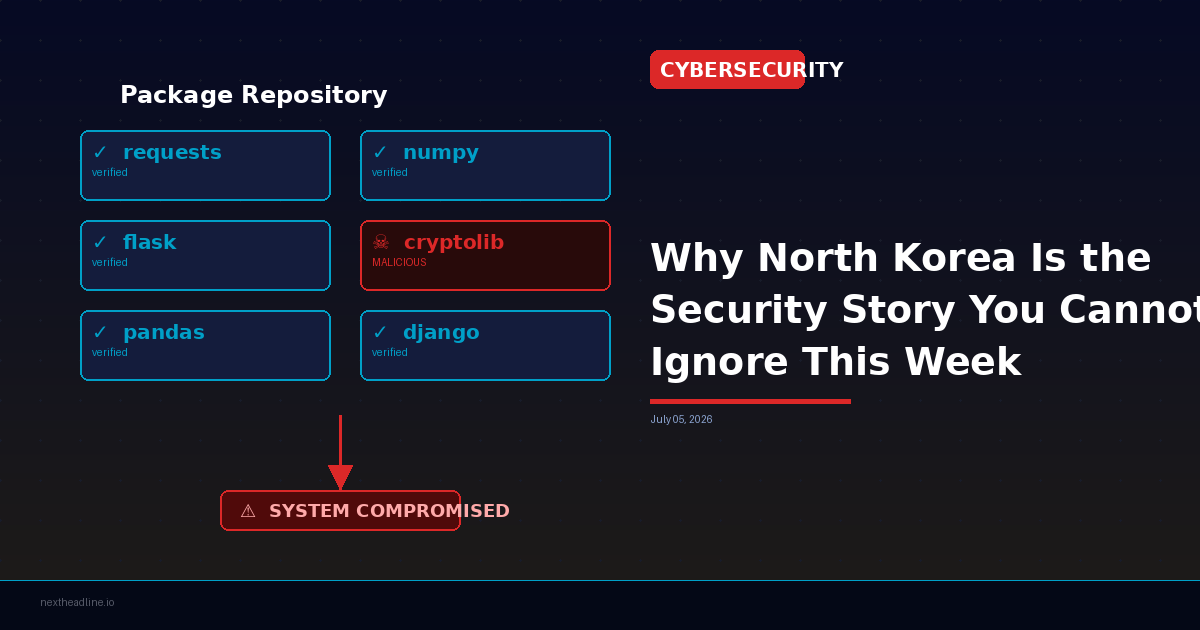 Why North Korea Is the Security Story You Cannot Ignore This Week